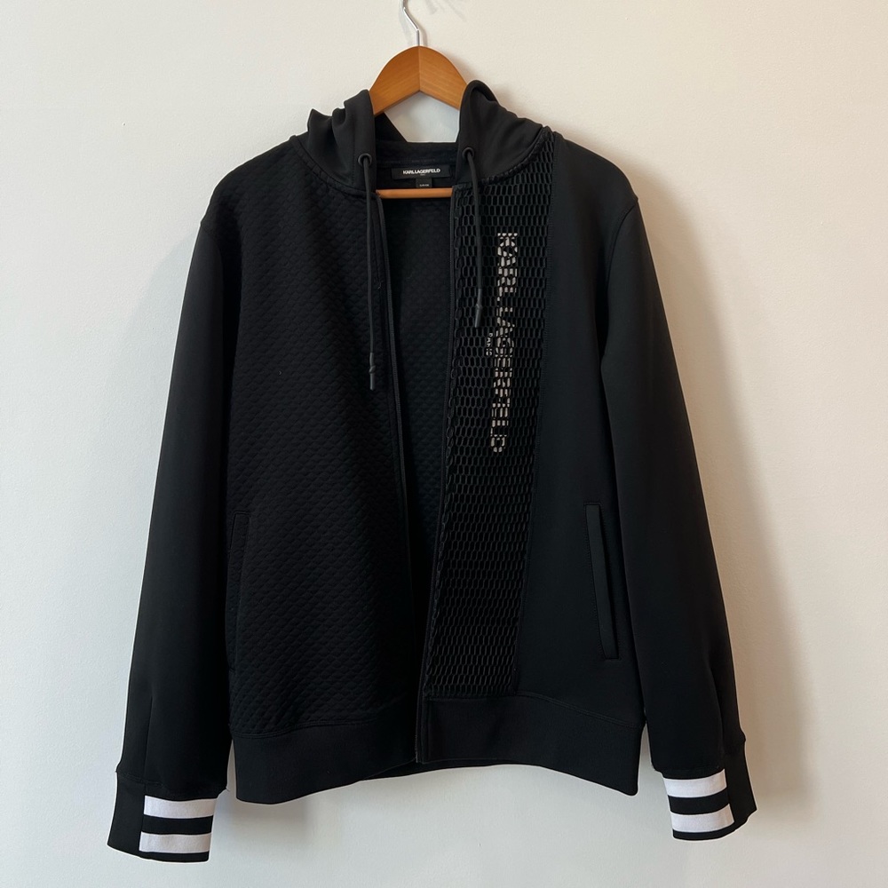 Karl Lagerfeld Paris Zip Up Hoodie